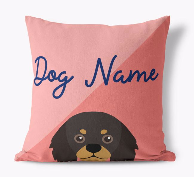 Peeking Name: Personalised {breedFullName} Cushion